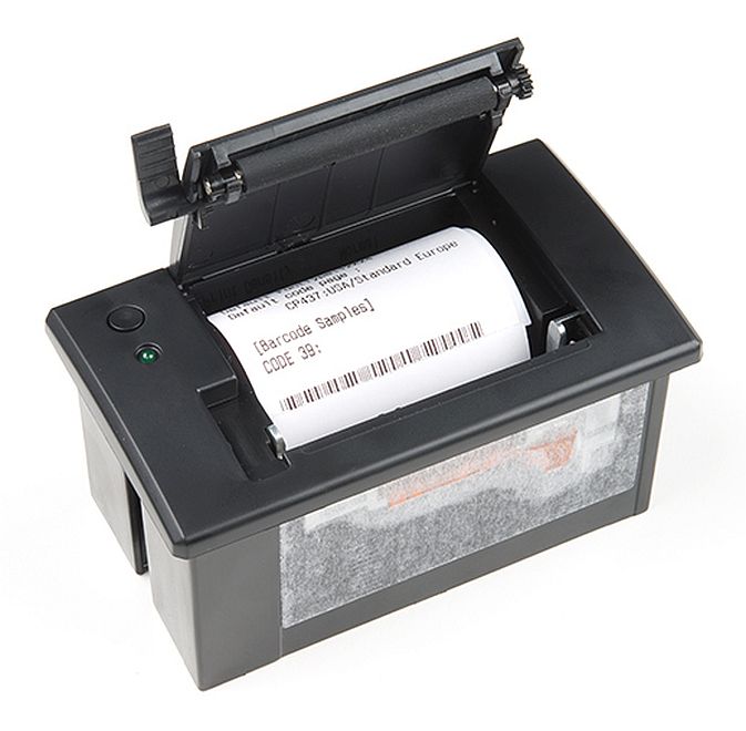 Thermische printer 58mm Serieel UART TTL 12VDC HS-QR71 02